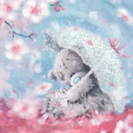 Tatty Under Umbrella Me to You Bear Card £1.17